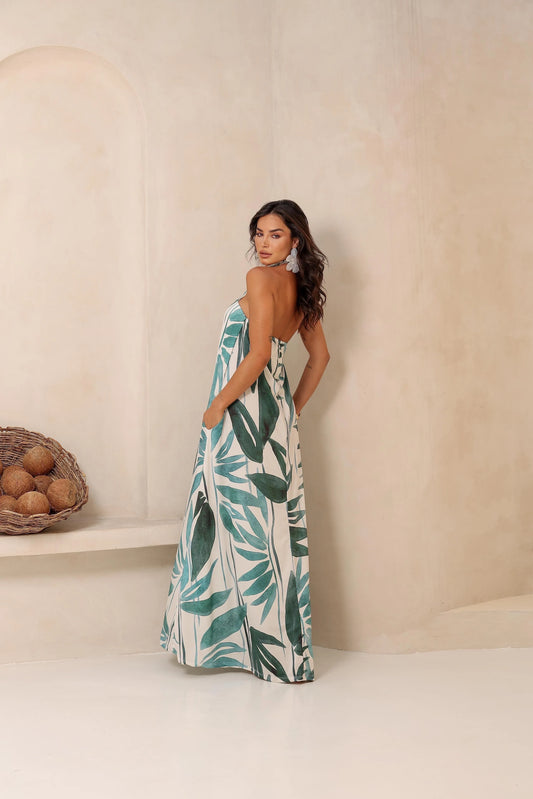 Vestido Malu: Elegância e Conforto com Estilo Mediterrâneo